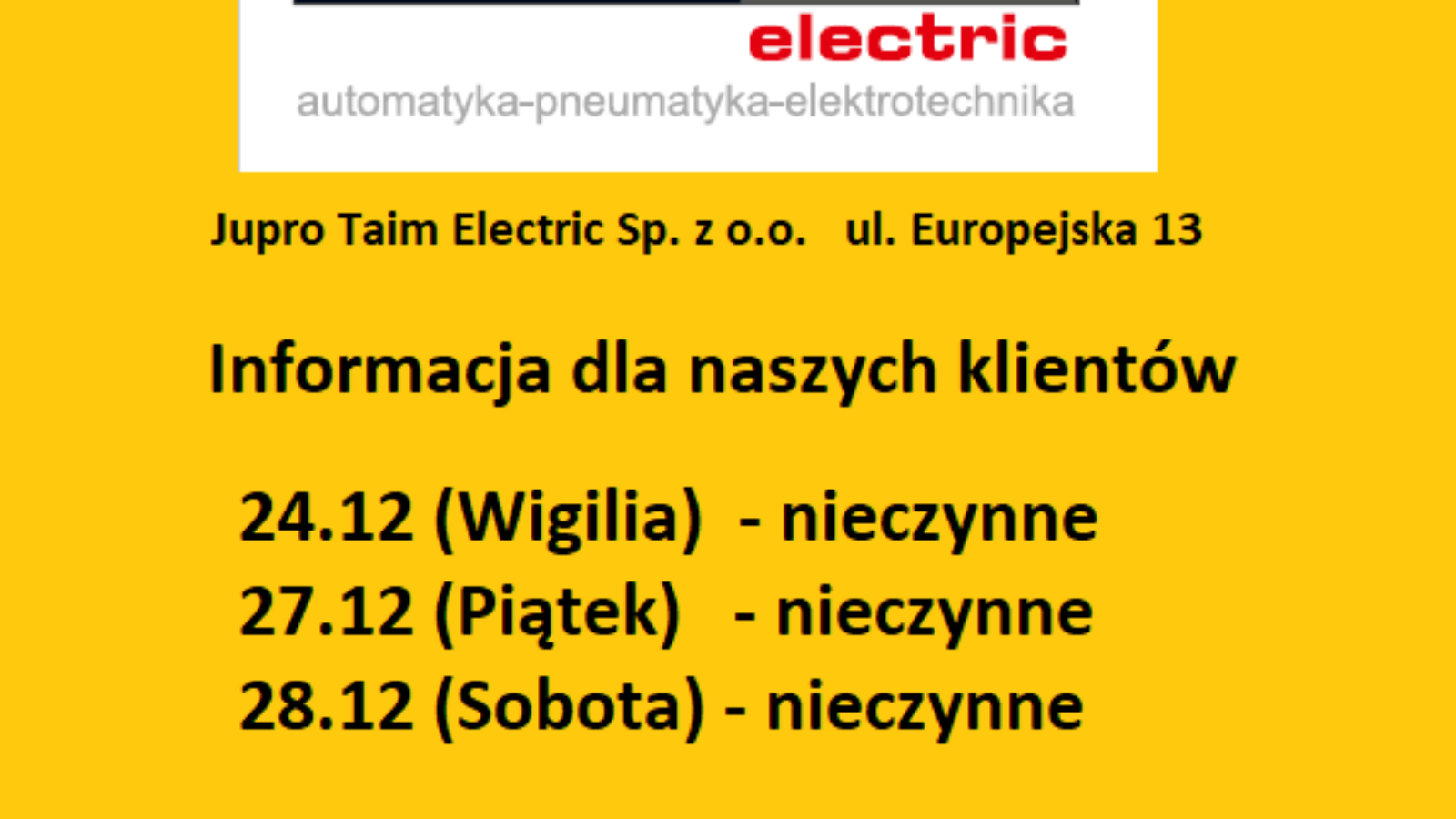 firma nieczynna 2024